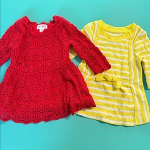 💜3/$15 Cat & Jack Infant Dresses (2)